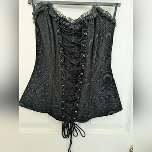 Hot Topic Black Spells Corset